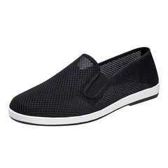 Oyedens Mens Slip on Loafers Boat Shoes Breathable Mesh Walking Sneakers Athletic Driving Work Shoes