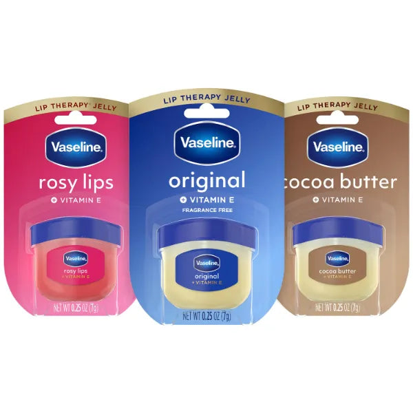 Vaseline Lip Therapy Variety 3-Pack