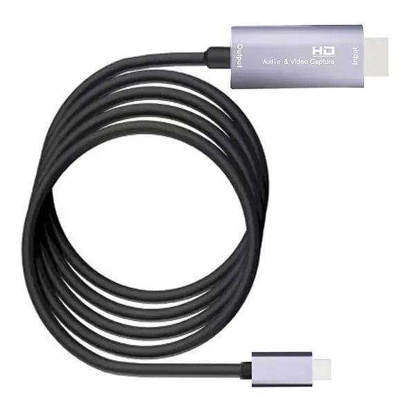 Portable USB-C HDMI Capture Card 4K Input, 1080P Output for Video Recording and Live Streaming