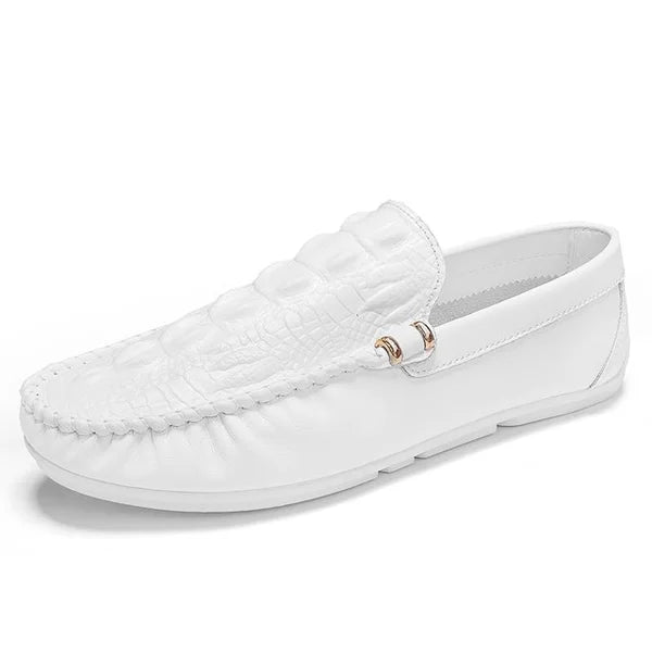 Men's Casual Loafers Slip On Leather Shoes Lightweight Driving Shoes Moccasins Classic Penny Loafer Flats Boat Shoes Outdoor Walking Shoes