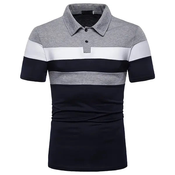 T-Shirts for Men Clearance under $5 Short Sleeve Patchwork Personality Casual Slim T Shirt Gray L