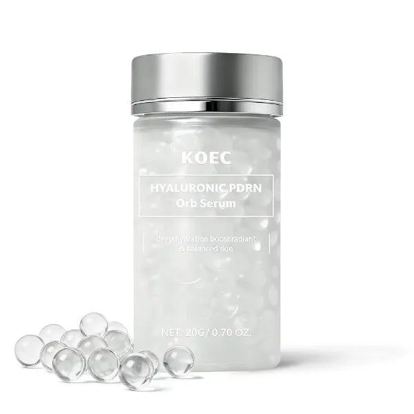 KOEC Hyaluronic PDRN Orb Serum – Deep Hydrating & Wrinkle-Reducing Face Serum with Glutathione