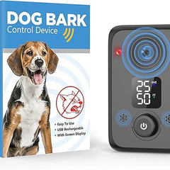 Anti Barking Device for Dogs,50FT Effective Range Dog Bark Deterrent Devices,3 Modes Rechargeable Dog Barking Control Devices
