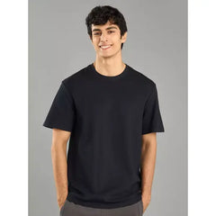 Plain Crew Neck T-shirt - Black
