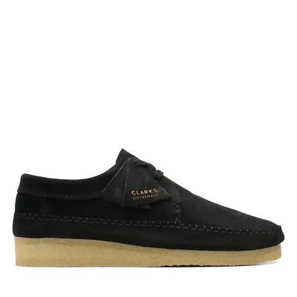CLARKS ORIGINALS Weaver Boots Black Suede