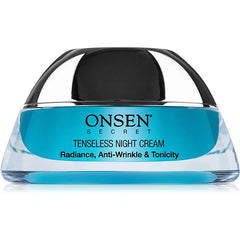 Onsen Secret Wrinkle Repair Tenseless Night Face Cream - Dermatologist Recommended Anti-Wrinkle, Radiance and Tonicity Cream - Anti Aging Ultra Boost Facial Creme for Dry Skin & Age Spots
