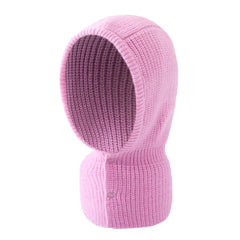 Hemlock Winter Hat & Neck Collar – Unisex Knitted Christmas Hood, Windproof Snood with Button Design