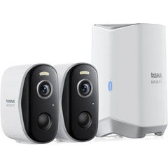 Baseus N1 Wireless Home Security Camera Kits – 2K HD, Expandable Storage, Long Battery Life, Alexa/Google Home Compatible