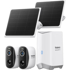 Baseus N1 Wireless Home Security Camera Kits – 2K HD, Expandable Storage, Long Battery Life, Alexa/Google Home Compatible