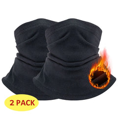 Sponeed 2-Pack Winter Neck Gaiter & Ski Face Mask for Men and Women, Cold Weather Protection for Outdoor Activities