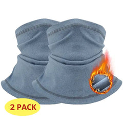 Sponeed 2-Pack Winter Neck Gaiter & Ski Face Mask for Men and Women, Cold Weather Protection for Outdoor Activities