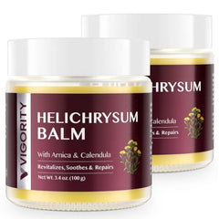 Vigority Helichrysum Balm Soothes & Repairs Restorative Arnica Cream with Calendula for Fragile, Thin Skin & Bruise Prone Moisturizes, Revitalizes & Strengthens Skin Barrier for Adult Seniors