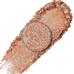 FOCALLURE Eyes On Me Pressed Powder Eyeshadow, Shimmery Eye Makeup & Highlight, Long-Lasting, High Pigmented Single Shade Eye Color, Glitter Finish, Hypoallergenic