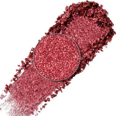 FOCALLURE Eyes On Me Pressed Powder Eyeshadow, Shimmery Eye Makeup & Highlight, Long-Lasting, High Pigmented Single Shade Eye Color, Glitter Finish, Hypoallergenic