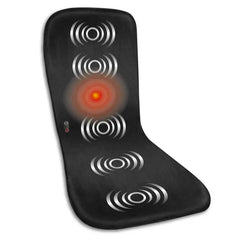 Health Touch Massage Seat Topper with Heat, Vibration Massager, Back, Lumbar and Thigh Relaxation