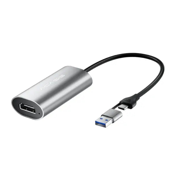 ACASIS 1080p30hz External USB-A Port+C Port USB 2.0 Mini Capture Card VC-001