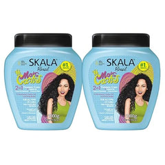 SKALA Mais Cachos Hair Type 3ABC Eliminate Anti Frizz, For Curly Hair  2 in 1 Conditioning Treatment Cream and Cream To Comb 100% VEGAN