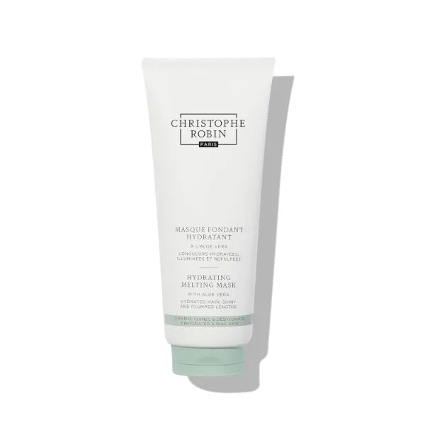 Christophe Robin Hydrating Melting Mask With Aloe Vera for Dry, Dull Hair - Lighweight- Travel Size