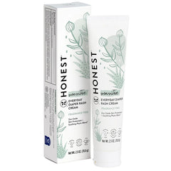 The Honest Company Hypoallergenic Diaper Rash Cream, Moisturizing, Calming Zinc Oxide Ointment, NEA Recognized Cruelty-Free