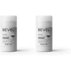 Bevel Deodorant for Men with Coconut Oil and Shea Butter, Aluminum Free, No Streaks, 48 Hour Odor Protection, 2.5 Oz