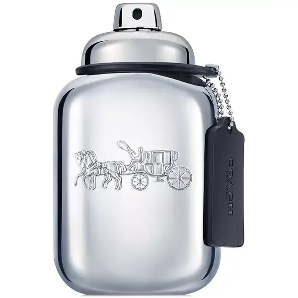 COACH Men's Platinum Eau de Parfum Spray , Bold Sophisticated Fragrance