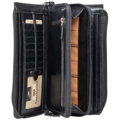 Mancini Men's Casablanca Collection Trifold Wallet
