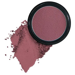 Mysense Matte Black Single Eyeshadow Palette, Pressed Powder Eye Shadow, Smooth Eye Black Powder Makeup, High Pigment Long Lasting