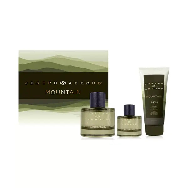 Joseph Abboud Men's 3 Piece Mountain Gift Set , Fragrance Set for Men