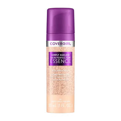 Covergirl Simply Ageless Skin Perfector Essence Foundation, Tinted Skincare Makeup Hybrid, Sheer Tint, Radiant Finish, Glowy Finish, Vegan Formula