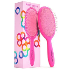 FRAMAR Chocolate Hair Brush Detangler, Wet Hair Brushes For Women