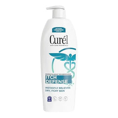 Curel Itch Defense Calming Body Lotion, Moisturizer for Dry, Itchy Skin, Body and Hand Lotion, with Advanced Ceramide Complex, Pro Vitamin B5, Shea Butter