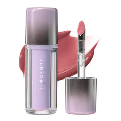 JUDYDOLL Ice Watery Lip Gloss, GEN-2,Moisturizing Liquid Lipstick with Hyaluronic Acid & Collagen,Long-lasting Mirror Lip Glazes with Iron Applicator