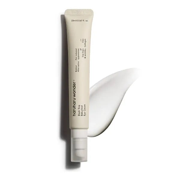 Haruharu Wonder Black Rice Bakuchiol Eye Cream| Anti-Aging, Wrinkle Care, Natural Retinol Alternative | Cruelty Free, EWG-Green