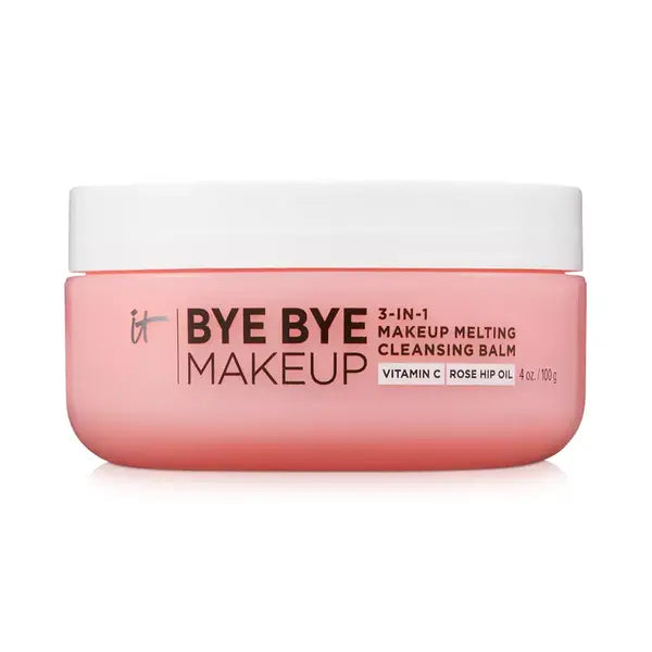IT Cosmetics Bye Bye Makeup 3-in-1 Cleansing Balm ,Melt Away Makeup for Clean Skin