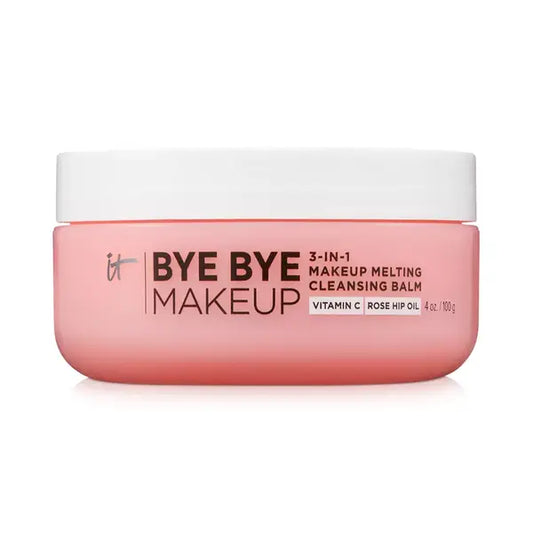 IT Cosmetics Bye Bye Makeup 3-in-1 Cleansing Balm ,Melt Away Makeup for Clean Skin