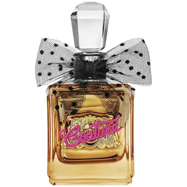 Juicy Couture Viva la Juicy Gold Couture Eau de Parfum Signature Juicy Couture Fragrance, Rich Scent, 3.4 oz