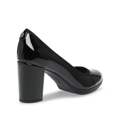 Anne Klein Women's Castana Round Toe Block Heel Pumps, Elegant Comfortable Dress Shoes
