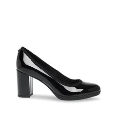 Anne Klein Women's Castana Round Toe Block Heel Pumps, Elegant Comfortable Dress Shoes