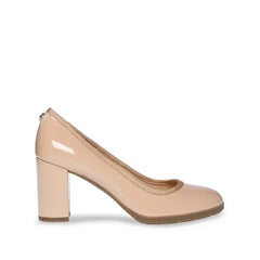 Anne Klein Women's Castana Round Toe Block Heel Pumps, Elegant Comfortable Dress Shoes