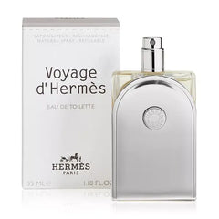 HERMÈS Voyage d'Hermès Eau de Toilette Refillable Spray, Refreshing and Elegant Fragrance, 1.18 oz