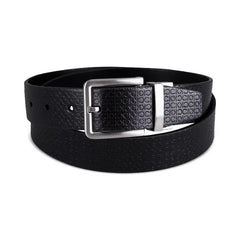 Calvin Klein Men's Micro Logo Strap Reversible Casual Belt - Black