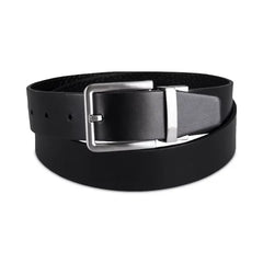 Calvin Klein Men's Micro Logo Strap Reversible Casual Belt - Black