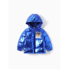PATPAT PAW Patrol Toddler Boy/GIrl 1pc Chase/Skye Bright Hooded Quilted Puffer Jacket Coat Blue