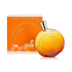 HERMÈS L'Ambre des Merveilles Eau de Parfum Spray , Warm and Elegant Fragrance ,3.3 oz