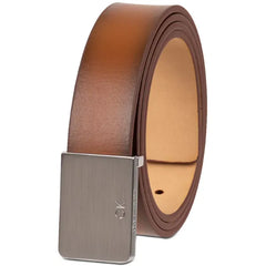 Calvin Klein Men's Logo Plaque Belt