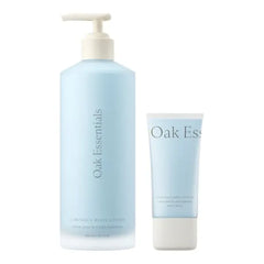 Oak Essentials Luminous Body Lotion Home & Away Duo, 2-Piece Body Care Set: Full Size and Travel Size Lotion