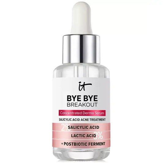 IT Cosmetics Bye Bye Breakout Serum, Acne Fighting Formula for Clearer, Smoother Skin