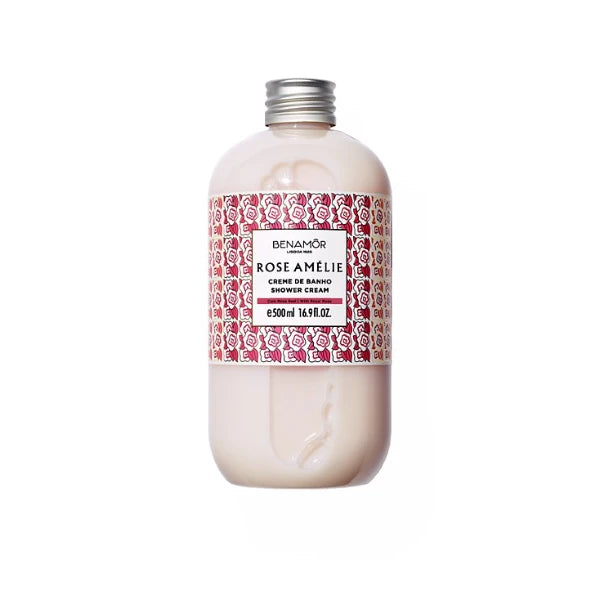 Benamor Women's Rose Amelie Creme de Banho, Shower Gel, 16.90 fl oz