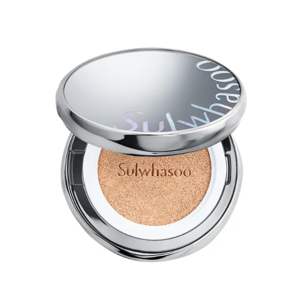 Sulwhasoo Perfecting Cushion SPF 46 | Evens Skin Tone & Blurs Imperfections | Enhance Natural Radiance | Semi-Matte Finish | Korean Herb Extract | Korean Makeup