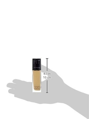 Maybelline New York Fit Me! Natural Make-Up 220 / Make-Up in a Natural Skin Tone for Long-Lasting Coverage with High Comfort 1 x 30 ml